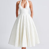 Vestido Midi Frente Único Modern Passione